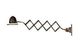 Cimino schaarlamp Grijs/zwart