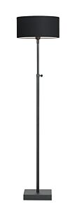 Brunetto vloerlamp stalen voet Mat zwart