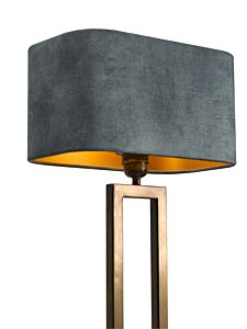 Diable vloerlamp Donker messing detail