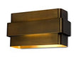 Pareto wandlamp Donker messing