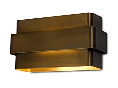 Pareto wandlamp Donker messing