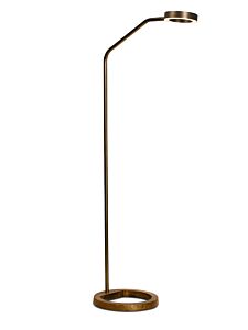 Apriro vloerlamp Donker messing