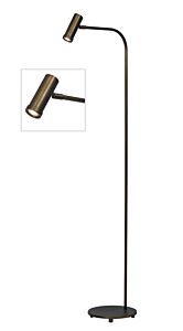 Tubana vloerlamp Donker messing