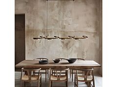Apriro 8 lichts hanglamp sfeer