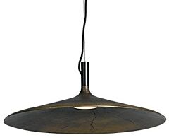 Fluente XL 48cm hanglamp Donker messing