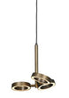 Apriro 3 lichts hanglamp met touch dimmer Donker messing