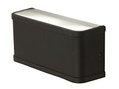 Barr Large wandlamp Mat zwart