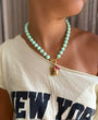 Kralen ketting met miyuki's - mint