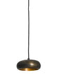 Pebble 1 18cm round Donker messing